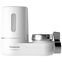 松下（Panasonic）龙头净水器 家用水龙头过滤器 自来水过滤器 厨房自来水过滤器 TK-EUNJ51W 一机三芯
