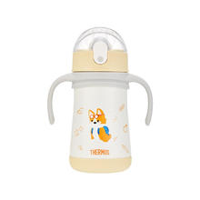 THERMOS 膳魔师 316l不锈钢保温杯耐磨防摔TCKE 吸管杯 320ml（双耳把手）