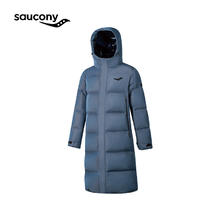 saucony 索康尼 男子长羽绒服彭于晏同款高品质城市通勤梭织长羽绒