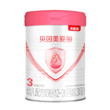 贝因美爱加12-36月幼儿配方牛奶粉3段350g含乳铁蛋白奶粉拉新