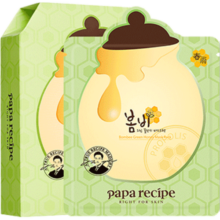 春雨（Papa recipe）绿色蜂蜜舒缓润泽面膜10片/盒 绿春雨 舒缓泛红 维稳修护