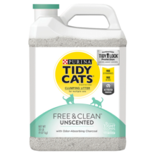 泰迪（tidy cats）美国进口泰迪猫砂 膨润土无香结团猫沙猫砂 无香除臭型20磅9.07kg