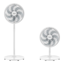 美的（Midea）电风扇家用落地扇7叶柔风台立两用扇卧室摇头低噪安静节能循环通风可调节台地两用大风量电扇 SAF30AC节能款40W