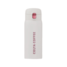 京东京造 保温杯 【COSTA联名】弹盖随手男女咖啡杯不锈钢水杯子 350ml