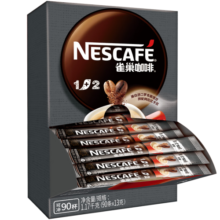雀巢（Nestle）咖啡1+2速溶咖啡 三合一微研磨咖啡粉 醇香 特浓13gx90条