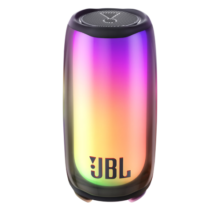 JBLPULSE5 音乐脉动五代 便携式蓝牙音箱 全面屏炫彩小音箱 低音炮 桌面音响 防水防尘 黑色