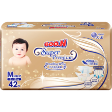 大王（GOO.N）自在之息纸尿裤M42片(6-11kg)尿不湿 微孔速吸芯体