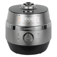 福库（CUCKOO）韩国原装进口电饭煲2倍高压双压可预约家用电饭煲3-5升IH加热智能语音多功能自动洗涤电炖锅不粘锅 JHTS1011FS 5L
