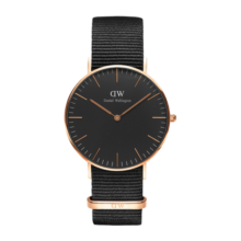 丹尼尔惠灵顿（DanielWellington）DW手表男 经典编织带男士手表新年礼物DW00100150