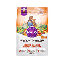自然光环 HALO 美国Halo自然光环无谷纯鲜肉猫粮-健美体态鸡肉10磅进口