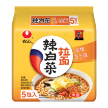 农心 辣白菜浓情芝士拉面 五连包 120g*5包