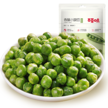 plus会员：百草味 香酥小豌豆100g 蒜香味