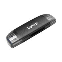 雷克沙（Lexar） 读卡器多功能二合一USB3.2 Type-C双接口 高速读取TF卡SD卡 TF/SD内存卡读卡器 RW310X读卡器
