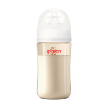 贝亲奶瓶ppsu 新生儿奶瓶 防胀气奶瓶 还原母乳亲喂感宽口径耐摔 240ml 配L奶嘴 6个月以上