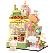森宝积木 SEMBO BLOCK 月光社Momoland系列 617006 MOMO玩具店
