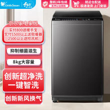 小天鹅 波轮洗衣机全自动 8公斤大容量 健康免清洗 TB80V26T