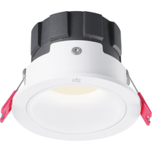 雷士（NVC）led射灯客厅天花灯嵌入式铝材白色7瓦暖白开孔75-80mm【春华】