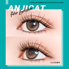 Anji Cat anjicat山茶花睫毛自然灵动自嫁接假睫毛素颜上镜放大眼睛