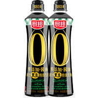厨邦 酱油零添加原汁黑豆特级生抽 500mL*2