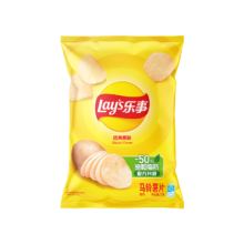 PLUS、需首购:乐事（Lay's）薯片 经典原味 75克 休闲零食 膨化食品