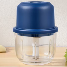 12日0点：蒜泥捣碎器 厨房搅蒜器 精钢2叶刀 加厚塑料碗 0.3L
