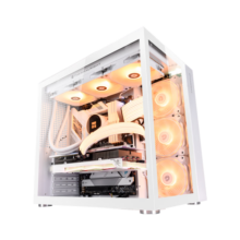 宁美国度 海景房intel 12代酷睿i7 12700KF/RTX4060Ti/3050电竞游戏直播剪辑设计师台式电脑DIY组装机整机 12700KF+GTX1660SUPER丨配置一