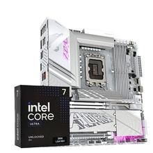 技嘉 主板CPU套装 冰雕Z890M AORUS ELITE WF7 ICE+英Ultra7-265K