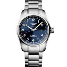 浪琴(Longines)瑞士手表 先行者系列 机械钢带男表   L38104936