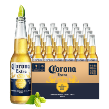 科罗娜（CORONA）特级啤酒330ml*24瓶啤酒整箱装经典拉格百威集团年货节送礼