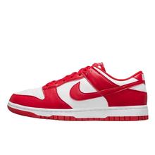 NIKE 耐克 女鞋2025春DUNK 白红 运动鞋低帮复古休闲板鞋DD1873-116