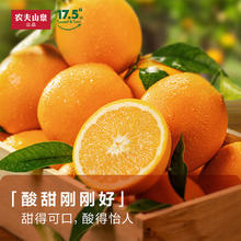 农夫山泉 NONGFU SPRING 17.5°脐橙 橙子水果礼盒 净重 3kg 铂金果