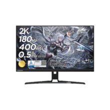 联想拯救者 27英寸电竞显示器 2K 180Hz Fast-IPS屏 HDR400 0.5ms 内置音箱 硬件滤蓝光 旋转升降 游戏显示屏 Y27q-30