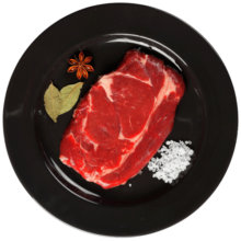 天莱香牛新疆有机,原切上脑牛排220q 国产排酸牛肉谷饲365天