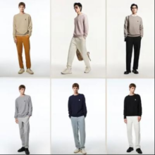20点：JACK&JONES 杰克·琼斯 春季男装 多色卫衣套头衫 C19 浅粉色 165/88A/XS