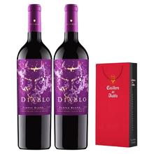 红魔鬼 智利原瓶红酒750ml 魔神炫紫 双支装