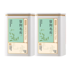 京东京造 信阳毛尖250g罐装春茶栗香绿茶冷泡 茶叶礼盒 新年送礼 年货团购
