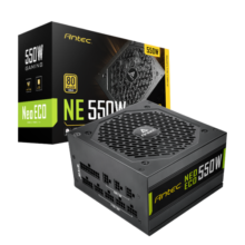 安钛克 Antec NE550金牌全模组/全日系电解电容/寿命更持久/支持风扇启停/台式机电脑主机电源550W