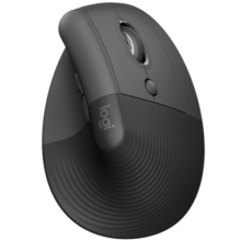 罗技（Logitech）Lift人体工学蓝牙鼠标 无线垂直办公小鼠标 带Logi Bolt接收器 商用版 灰色