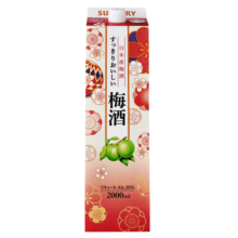 三得利（Suntory）果酒 梅酒 梅子酒 青梅酒 10度 2L 盒装