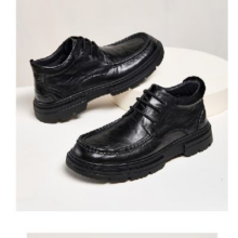 骆驼牌 商务休闲男皮鞋 P14W155621 黑色 44