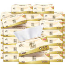 清风 原木纯品抽纸 3层100抽30包