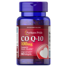 普丽普莱辅酶Q10软胶囊100mg60粒保护心脏上班族初保养美国进口