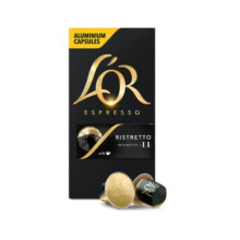L'OR法国进口咖啡胶囊 阿拉比卡豆 芮斯萃朵 意式黑咖 5.2g*10粒/盒