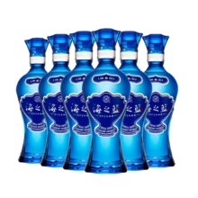 88vip：洋河海之蓝42度480ml*6瓶整箱装