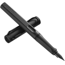 凌美（LAMY）钢笔签字笔 生日节日礼物学生成人练字文具 德国进口 狩猎系列墨水笔 磨砂黑 F0.7mm