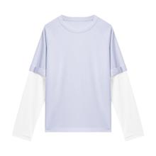 网易严选 UPF50+可拆卸棉柔T恤防晒T恤女冰袖可拆多波段凉感防晒衣短袖t恤 薰衣草紫 S （160/80A） S（160/80A）