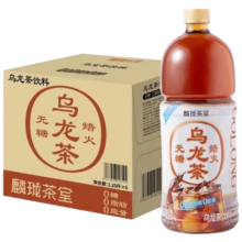 临期：麟珑茶室 乌龙茶无糖茶饮料1.25L*6瓶（25/6/1）