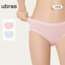 20点：Ubras 内裤女中腰三角裤* 3条装 颜色任选