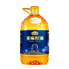 福益德 亚麻籽油 一级物理冷榨 胡麻油食用油营养油补充亚麻酸亚麻籽油