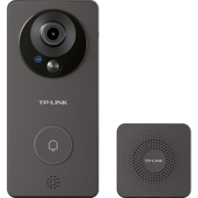 普联（TP-LINK） 可视门铃监控2.5K分辨率 智能猫眼门口摄像头免插电 无线wifi手机远程通话400万超清夜视 DB54C